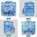 Soft Collapsible Insulated Sided Cooler - 60 Can Large Leakproof Picnic Beach Meal Prep Portable Travel Cooler for Shopping, Kayaking, Road Trips