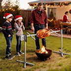 VEVOR Rotisserie Grill, 56in Electric Rotisserie Grill Kit 8 Level Height, BBQ Grills Rotisseries Kit with 132 lbs Load Capacity, Asador de Puerco, Stainless Steel Automatic Grilling Kits for Parties