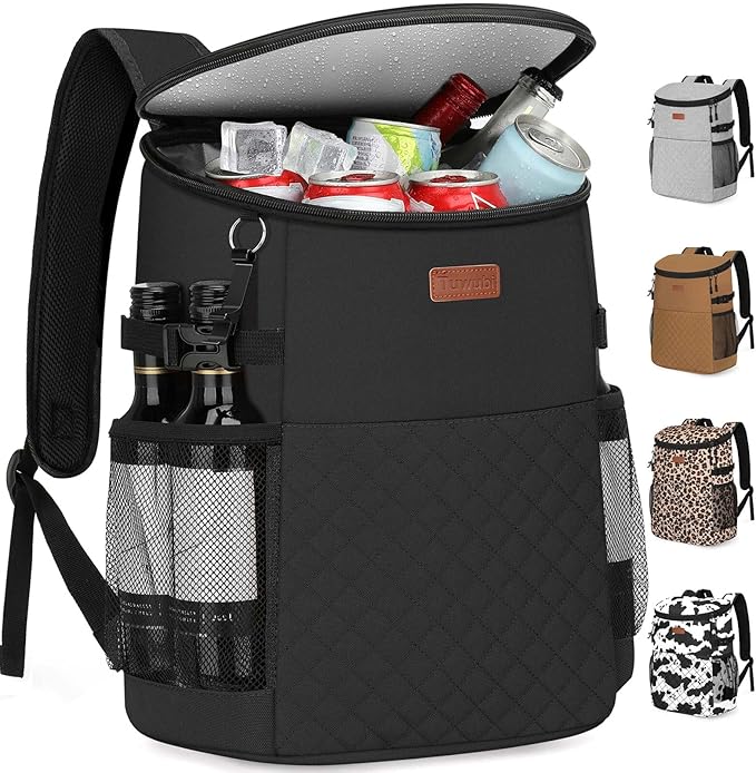 Soft Cooler Backpack 30 Cans/45 Cans, Backpack Coolers Insulated Leak Proof Thermal Lunch Backpack for Men Work Small Cooler Bag Beach Travel Picnic Drink Beverage Beer