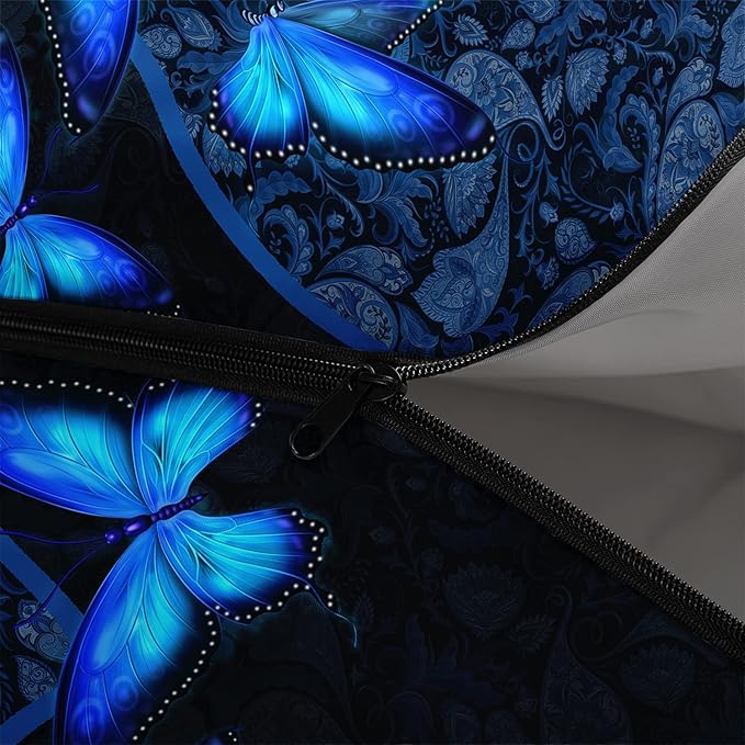 HOSIMA Butterfly Sleeping Bags for Adults and Kids for Camping,Black Gothic Ultralight Sleeping Bag for Cold Weather Summer.