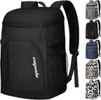 Capolo Cooler Backpack for Men Women Insulated Backpack Cooler Leak Proof Thermal Bag Beverage Soft Cooler Bag Lunch Backpack for Camping 30/45 Cans