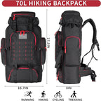 Hiking Backpack for Men 70L/100L Camping Backpack Military Rucksack Molle 3 Days Assault Pack for Climbing | Camping Backpack, 3 Days Assault Pack, for Climbing