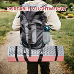 Ultralight Foam Sleeping Pad, Waterproof Closed Cell Foam Pad for Superior Insulation, Folding Sleeping Mat for Compact Storage, Foldable and Portable for Hiking and Camping