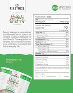 Simple Kitchen Dehydrated Chopped Onions - 250 Servings for Family Meal Prep, Gluten Free & Freeze Dried Survival Just Add Water Canned Food, for Camping Meals, Backpacking & Hiking, #10 Can Package