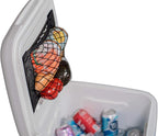 Cooler Net for Dry Storage and Organization - Compatible with YETI, RTIC, Ninja, Igloo, Coleman, Lifetime, Pelican Ice Chests - Works with Cooler Lights, Wheel Kits, RTIC Cooler Accessories, and More