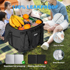 Soft Travel Coolers Bags Insulated Cooling 16hour for Camping Hiking Beach Travel Soft Sided Insulated Cooler Bag 20/48Cans for Women Men