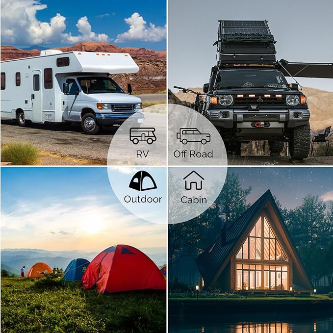 Renogy Solar Panels, 200W RV Solar Panel Kit for Power Station, Portable Solar Panel with Waterproof 20A Charge Controller, Sturdy Kickstand, IP65 Waterproof, for Outdoor Camping, RV, Emergency Backup