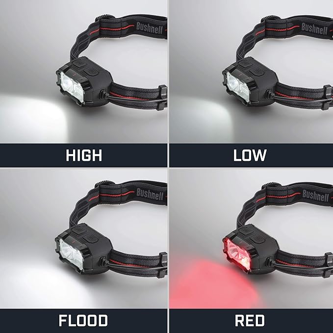 Bushnell PRO Rechargeable 400L Multi-Color Headlamp