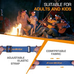 EverBrite Rechargeable Headlamp, 2 Pack Kids Headlamp with White/Red/Green Light and Memory Function, Head Lamp for Adult and Kid with 5 Modes, 120° Adjustable LED Headlamp for Camping, Running-Blue