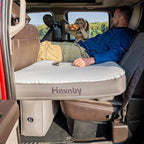 Truck Cabin Mattress, TPU Air Foam Camping Bed for Back Seat, Inflatable CozyPad with Rechargeable Built-in Pump, Portable Sleeping Mattress for RAM Pickup Trucks