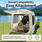 Alvantor SUV Tailgate Tent, Instant Pop Up Car Tent Creates Extra Living Space, UV Protection, Quick Setup in Seconds for Family, Road Trips, Tailgating, Beach, Outdoor Camping