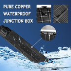 Solar Panel 150W/200W 36V Monocrystalline Lightweight Bendable Solar Panels 240° Ultra Flexible Solar Panel for Rv, Camping, Trailer, Camper, Yacht, Cabin,Tent and Other Scenes,150W