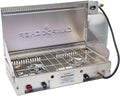 Camp Chef Mountaineer 2-Burner Camp Stove - Portable Aluminum Cooktop with 40,000 Total BTUs of Power, Wind Screen & Matchless Ignition