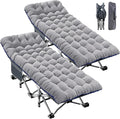 ABORON Heavy-Duty Folding Guest Bed for Adults, 500lb Capacity, Portable Extra Cot with 1235D Double Layer, Ideal for Indoor Guest Stays & Temporary Home Use