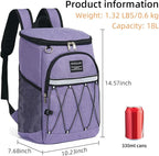 Backpack Cooler Backpack 26 Cans Insulated Leak Proof for Women Men Beach Camping Picnic Fishing Hiking Lunch Backpack Waterproof Cooler