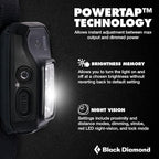 BLACK DIAMOND Storm 450 Headlamp | 450 Lumens Brightness | Waterproof & Dimmable | 3X AAA Battery Operated (Included | Camping, Hiking, Running | Ops Black