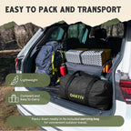 CloudCamp Inflatable Tents for Camping- 6 People Waterproof Oxford Fabric(210D), Quick Setup Air Tent with Manual & Battery Pump, UV Protection, 4-Season Inflatable Tent