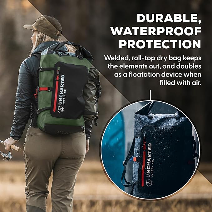 Uncharted Supply Co. The SEVENTY2® Pro 2-Person Survival System – 72 Hour Emergency Preparedness Kit with 60+ Tools for Home, Car, Camping, and Disaster Readiness – Durable Waterproof Go Bag