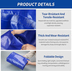 1400 L/370 gal Water Bladder Storage Containers, Foldable Portable Water Tank Large Capacity Soft Water Bag, Drought Resistance, Fire Prevention, Emergency Water