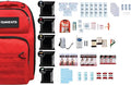 QK 6-Person, 72hr Prepared Survival Kit for Disaster Preparedness - Emergency Go Bag with Food and Water, First Aid, and Preparedness Tools. Emergency Kit for Earthquakes and Other Disasters.