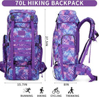 Hiking Backpack for Men 70L/100L Camping Backpack Military Rucksack Molle 3 Days Assault Pack for Climbing | Camping Backpack, 3 Days Assault Pack, for Climbing