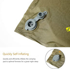MT Military Army Alice Embedded Air Self-Inflating Camp Mat Olive Drab
