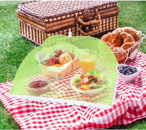 10 Pack Food Cover Tents, Pop-Up Food Tents, Foods Covers for Outdoors, Foods Mesh Cover, Reusable and Collapsible Outdoor Picnic Covers Net,Suit for Parties Picnics,BBQs, Fruit