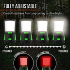 Internova 2000 Lumen LED Camping Lantern, Longest Lasting Battery Lantern, Powered & Operated with Infinite 360 Degree Light Control