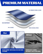 10x20ft Canopy Sidewalls fit 10x20ft Pop Up Tent, Waterproof 99% UV Protection Privacy Enclosure for Outdoor Events and Party, Black (4Pcs Sidewalls Only, Frame and Top Not Included)