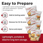 Legacy Food Storage 36 Serving Emergency Food Supply Box, Shelf Stable Breakfast Lunch & Dinner, 14,360 Total Calories, Freeze Dried Survival Meals for MRE Camping, Hiking, Prepping