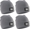 POWERCAP LED Hat Light 150 Lumens Rechargeable Fleece Beanie with Bright Built-in Headlamp Waterproof LED Warm One Size Cap