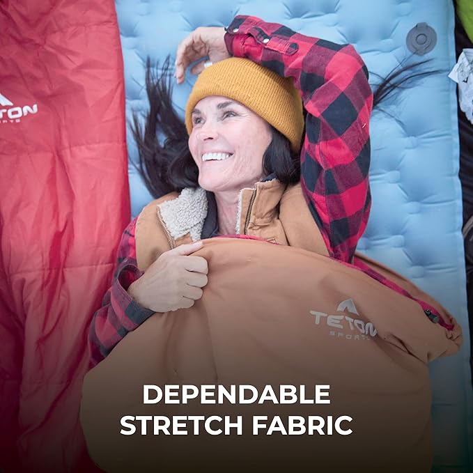 Teton Inflatable Sleeping Pad, Sleeping Mat for Camping, Backpacking, Hiking