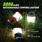 Allspark LED Camping Lantern Rechargeable,1000LM 4 Light Modes Magnetic Camping Lights,Bright Portable Home Lantern, IPX4 Waterproof Tent Lights for Hiking,Power Outages,Emergency,Hurricane(White)