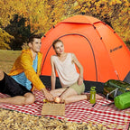 Camping Tent 2/4 Person Tents for Camping Waterproof Windproof Tents for Camping Hiking Backpacking Traveling 2/3/4 Family People Tents for Camping Portable Tent with Carry Bag