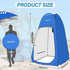 AKOZLIN Portable Pop Up Shower Tent Instant Privacy Dressing Changing Tent Outdoor Shower Room Camp Toilet Tent