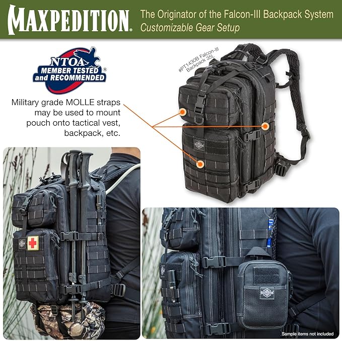 MaxpeditionFalcon-III™ Backpack (Black)