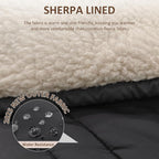 FERNIDA Heated Blanket Battery Operated, Cordless Heated Blanket with Rechargeable Battery Pack, 59" x 47" Wearable Portable Electric Heating Blanket for Camping Home Car