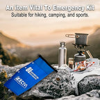 xcivi 8L Gravity Water Bag Compatible with Membrane Solutions Straw and Other Water Filter Straw, 8L Water Bag for Camping, Traveling, Backpacking, Hiking, Foldable & Hangable 2 Gal Bag