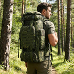 Hiking Backpack for Men 70L/100L Camping Backpack Military Rucksack Molle 3 Days Assault Pack for Climbing | Camping Backpack, 3 Days Assault Pack, for Climbing
