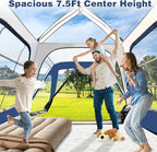 ABORON SUV Tent, 4/6 Person Waterproof SUV Camping Tent, Easy Setup Car Tent with Rainfly & Awning for Family Outdoor Adventures