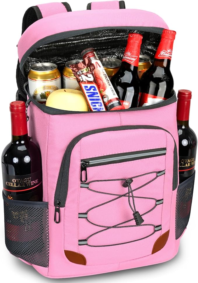 Backpack Cooler Insulated Leak Proof for Men Wowen 36 Cans Soft Cooler Backpack Insulated Waterproof Large Capacity Coolers Bag Portable for Lunch Camping Travel Picnic Hiking