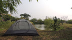 ELLEN Camping Tent Outdoor Travelite Backpacking Family Tent Instant Portable Shelter Easy Set-Up (Green-2 Person Tent)