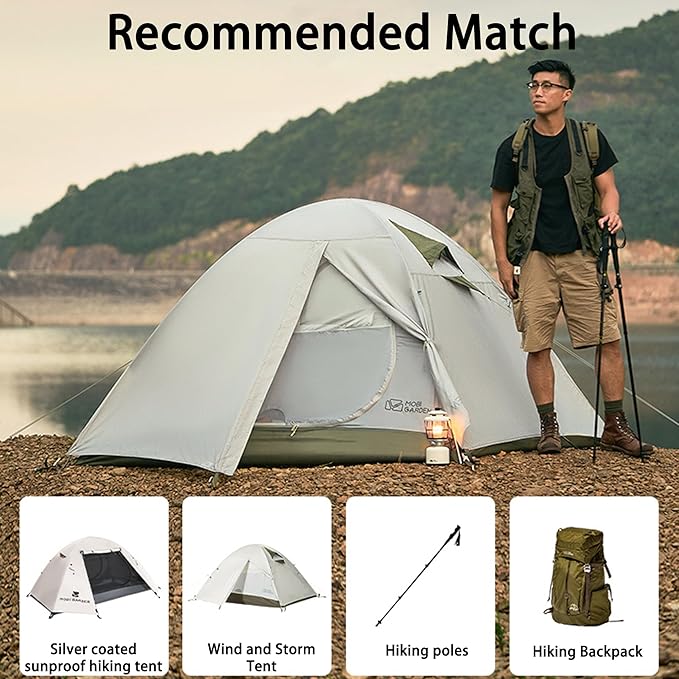R2.6 3-Season Foam Sleeping Pad, 1inch Thickened Ultralight Closed Cell Camping Mattress with Bandage, Waterproof Thermal Folding Sleeping Pad Suitable for Backpacking, Camping