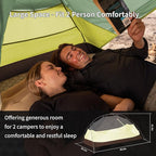 Naturehike Mongar Base 2-3 Person Camping Tent, Lightweight Waterproof Backpacking Tent with Footprint
