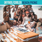 ENGEL 13qt Leak-Proof, Air Tight, Drybox Cooler and Small Hard Shell Lunchbox for Men and Women