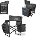 Picnic TIME NFL Unisex-Adult NFL Fusion Camping Chair with Side Table and Soft Cooler, Beach Chair for Adults, Lawn Chair