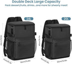 Cooler Backpack 33/40 Cans Coolers Insulated Leak Proof for Men & Women, Waterproof Soft Sided Lunch Camping Beach Travel Ice Chest Bag Hiking Picnic Backpack