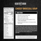 Ready Hour Cheesy Broccoli & Rice Soup Case Pack – Freeze-Dried Soup, Emergency Food, Long-Term Storage, Instant Survival Meals, Prepper Pantry, Prepared Meals, Ready to Eat – 24 Servings (6 Pouches)