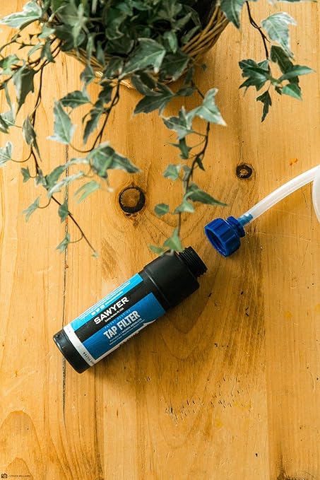 Sawyer Products SP134 TAP Water Filtration System, Fits Faucets & Hose Bibs, Blue (one Size)