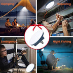 12000mAh 5000LM Camping Lights 2Pack, 42W Tent Light Rechargeable, Flashlight Portable, LED Camping Lantern, Canopy Lights Outdoor, Lanterns for Power Outages, Waterproof Emergency Gear for Hurricane